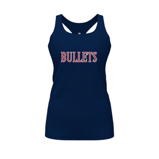 [FT0TRBNV-FYS-LOGO2] Decker Racerback Tank Top (Female Youth S, Navy, Logo 2)