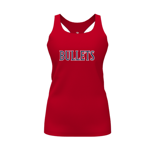 [FT0TRBRD-FYS-LOGO1] Decker Racerback Tank Top (Female Youth S, Red, Logo 1)