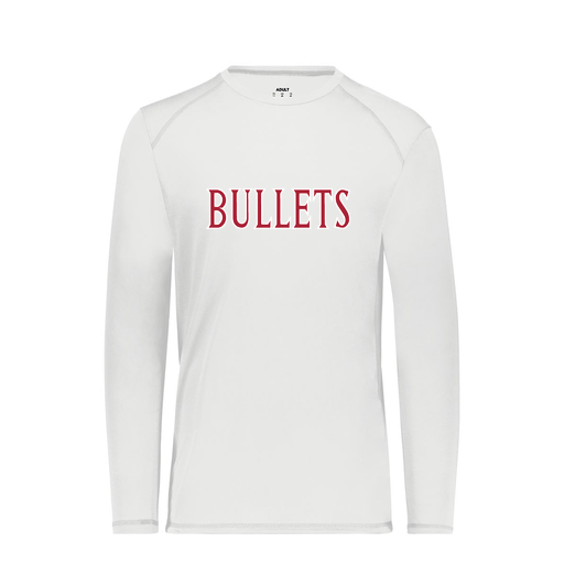 [6845.005.S-LOGO2] Men's SoftTouch Long Sleeve (Adult S, White, Logo 2)