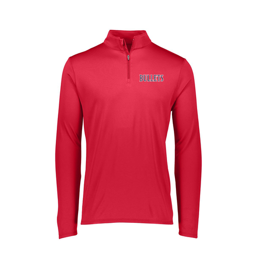 [FTLQFLRD-FAXS-LOGO1] Decker Women's Flex-Lite 1/4 Zip Shirt (Female Adult XS, Red, Logo 1)