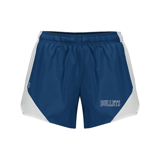 [229489.H03.S-LOGO1] Girls Olympus Shorts (Female Youth S, Navy, Logo 1)