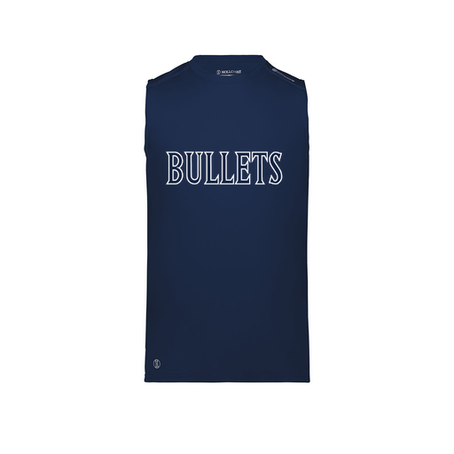 [222593.065.S-LOGO1] Men's CoolDry TankTop (Adult S, Navy, Logo 1)