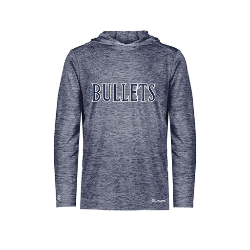 [FOLHCGNV-AS-LOGO1] Decker Men's Charge Hoodie (Adult S, Navy, Logo 1)