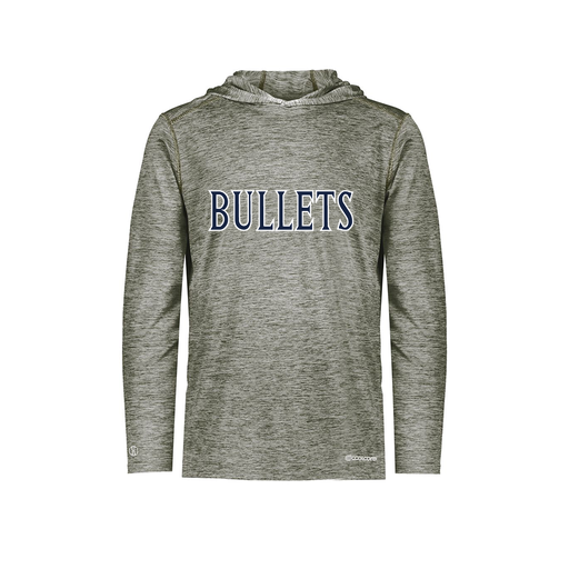 [FOLHCGGY-YS-LOGO1] Decker Youth Charge Hoodie (Youth S, Gray, Logo 1)