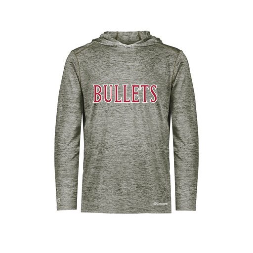 [FOLHCGGY-YS-LOGO2] Decker Youth Charge Hoodie (Youth S, Gray, Logo 2)