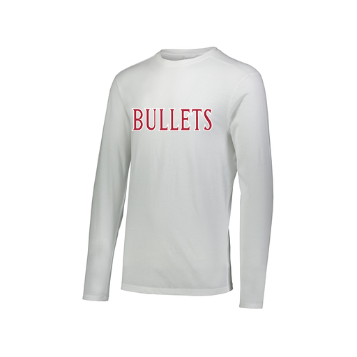 [FTLCUBWH-AXS-LOGO2] Decker Men's Tri-Blend T-Shirt - Long Sleeve (Adult XS, White, Logo 2)