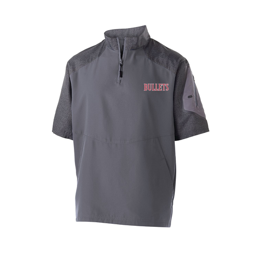 [229545.H60.XS-LOGO2] Men's Raider SS Pullover (Adult XS, Gray, Logo 2)